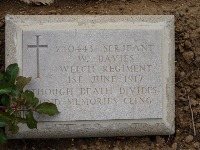 Struma Military Cemetery - Davies, W